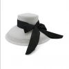 Morgan & Taylor - White & Black Kori Droop Hat