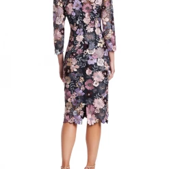 Moss And Spy Moss & Spy - Autumn Meadow Shift Dress - Pink Lilac Blue