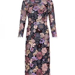 Moss And Spy Moss & Spy - Autumn Meadow Shift Dress - Pink Lilac Blue