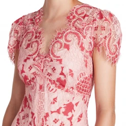 Moss And Spy Moss & Spy - Azalea Cap Sleeve Dress - Red Blush