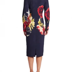 Moss And Spy Moss & Spy - Bouquet Shift Dress - Red Violet 10 Moss And Spy Moss & Spy - Bouquet Shift Dress - Red Violet