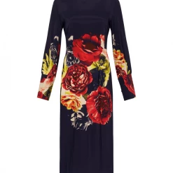 Moss And Spy Moss & Spy - Bouquet Shift Dress - Red Violet 12 Moss And Spy Moss & Spy - Bouquet Shift Dress - Red Violet