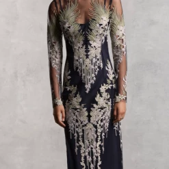 Moss And Spy Moss & Spy - Lavender Dress - Ink Mint Ivory