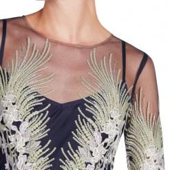 Moss And Spy Moss & Spy - Lavender Dress - Ink Mint Ivory