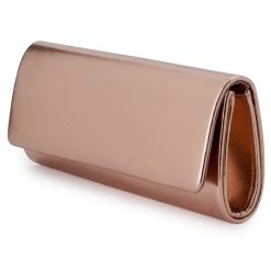 Olga Berg - Rose Gold Harper Slim Metallic Foldover - OB4650