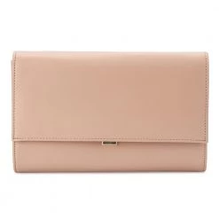 Olga Berg - Natural MADISON Foldover Clutch - OB4651