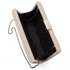 Olga Berg - Natural NAKITA Woven Clutch OB4657