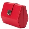 Olga Berg - Red HARRIET Hexagon Clutch OB4742