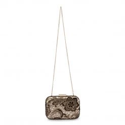 Olga Berg - Gold Gracie Metallic Lace Pod Bag - OB7372 9 Olga Berg - Gold Gracie Metallic Lace Pod Bag - OB7372