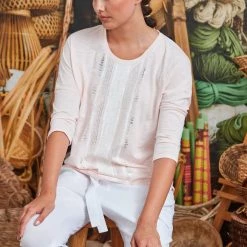 Verge - Acrobat White Soft Cargo Pant 7510LW Verge + Lilac & Sage