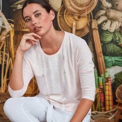 Verge - Acrobat White Soft Cargo Pant 7510LW Verge + Lilac & Sage