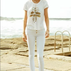 Ruby Yaya SALE - Rubyyaya - Glitterbuzz T-Shirt - White