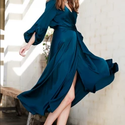 Sacha Drake - Dimmi Wrap Dress - Peacock