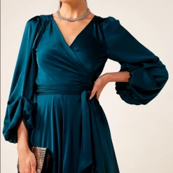 Sacha Drake - Dimmi Wrap Dress - Peacock 10 Sacha Drake - Dimmi Wrap Dress - Peacock