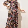 Sacha Drake - Katrina Maxi Wrap - Navy Floral