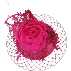 Morgan & Taylor - Hot Pink Brandi Fascinator FS312
