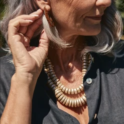 Tea Lily Eb & Ive - Tribal Lines Earring Tiger 2470701