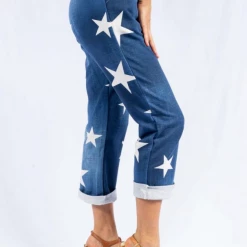 The Italian Closet - Denim Star Jegging Aurelia
