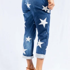 The Italian Closet - Denim Star Jegging Aurelia