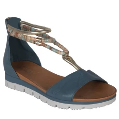 Isabella Shoes Boho Accessories Isabella - Tash Shoe - Jeans Bue Leather