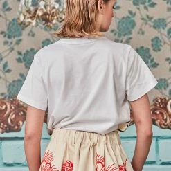 Trelise Cooper - BOW TOX T-Shirt - White Trelise Cooper & Curate 11 Trelise Cooper - BOW TOX T-Shirt - White Trelise Cooper & Curate