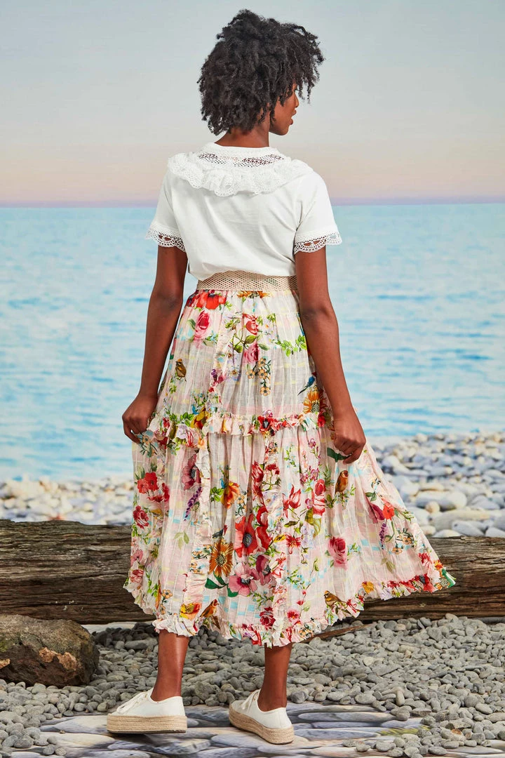 Trelise Cooper & Curate Trelise Cooper - No Place I'D Gather Be Skirt - Blush Floral 5 Trelise Cooper & Curate Trelise Cooper - No Place I'D Gather Be Skirt - Blush Floral