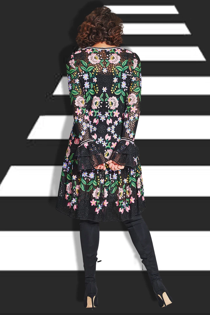 Trelise Cooper - Frilled About It Dress - Black Floral Trelise Cooper & Curate