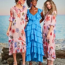 SALE - Trelise Cooper - Tier She Comes Dress - Cornflower Blue Trelise Cooper & Curate 15 SALE - Trelise Cooper - Tier She Comes Dress - Cornflower Blue Trelise Cooper & Curate
