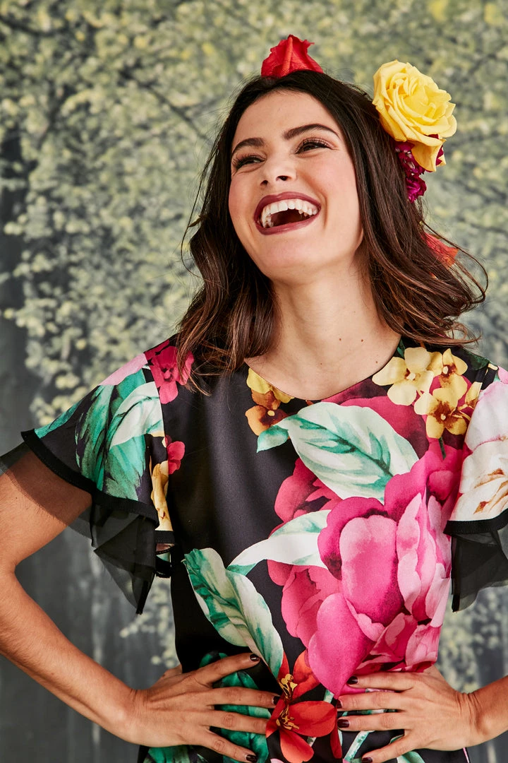 Trelise Cooper & Curate SALE - Trelise Cooper - Everything I Do Tunic - Black Floral