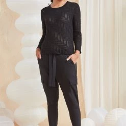 Verge - Acrobat Black Soft Cargo Pant 7510LW