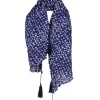 Foil - No Hassle Tassle Scarf - Navy Mix CFO6647