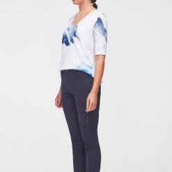 Verge + Lilac & Sage SALE - Verge - Watercolour Sweater - Blue 7740BR