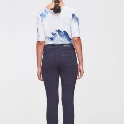 Verge + Lilac & Sage SALE - Verge - Watercolour Sweater - Blue 7740BR