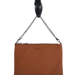 Kesa + Konc - Zalia Plain Clutch Bag - Black Or Tan