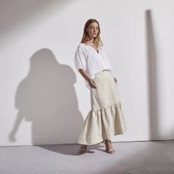 Zoe Kratzmann - Parade Skirt - Stone Check