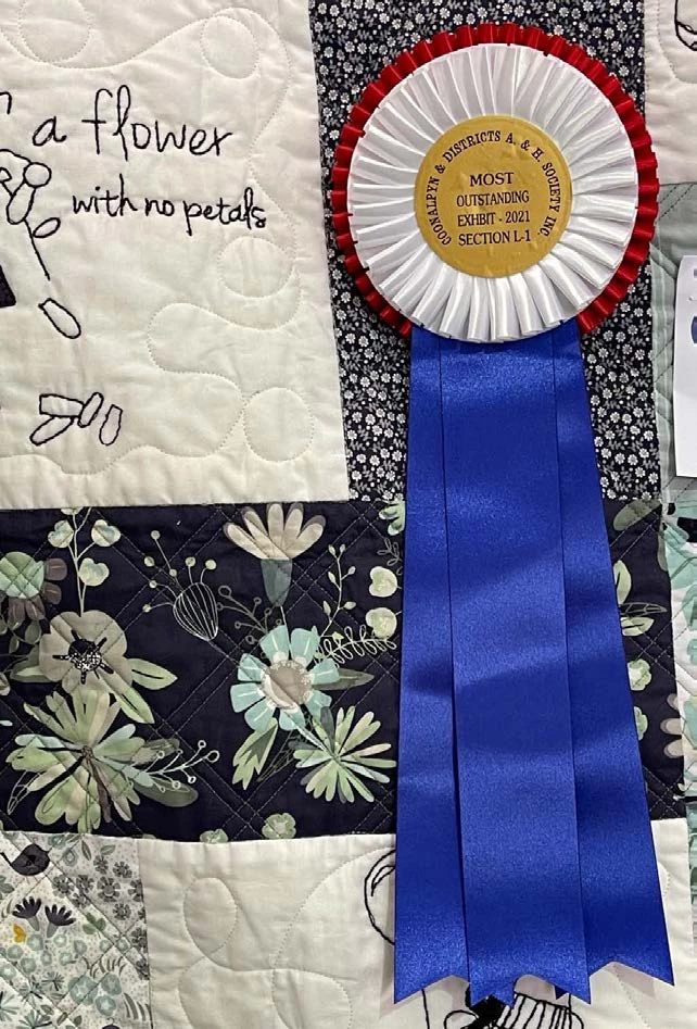 Binny - "MOUNTED GAMES." Horse Embroidered Cotton Knit With Tassel Tails - Navy With White 4 Binny - "MOUNTED GAMES." Horse Embroidered Cotton Knit With Tassel Tails - Navy With White