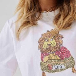 SALE - Binny - "LEO." Star Signs 100% Cotton Jersey Zodiac Print Tee