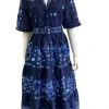 Jaase Lorraine - Blue Daisy Dress - Navy 33988