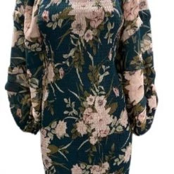 Jaase SALE - Lorraine - Autumn Shirred Midi Dress 33563