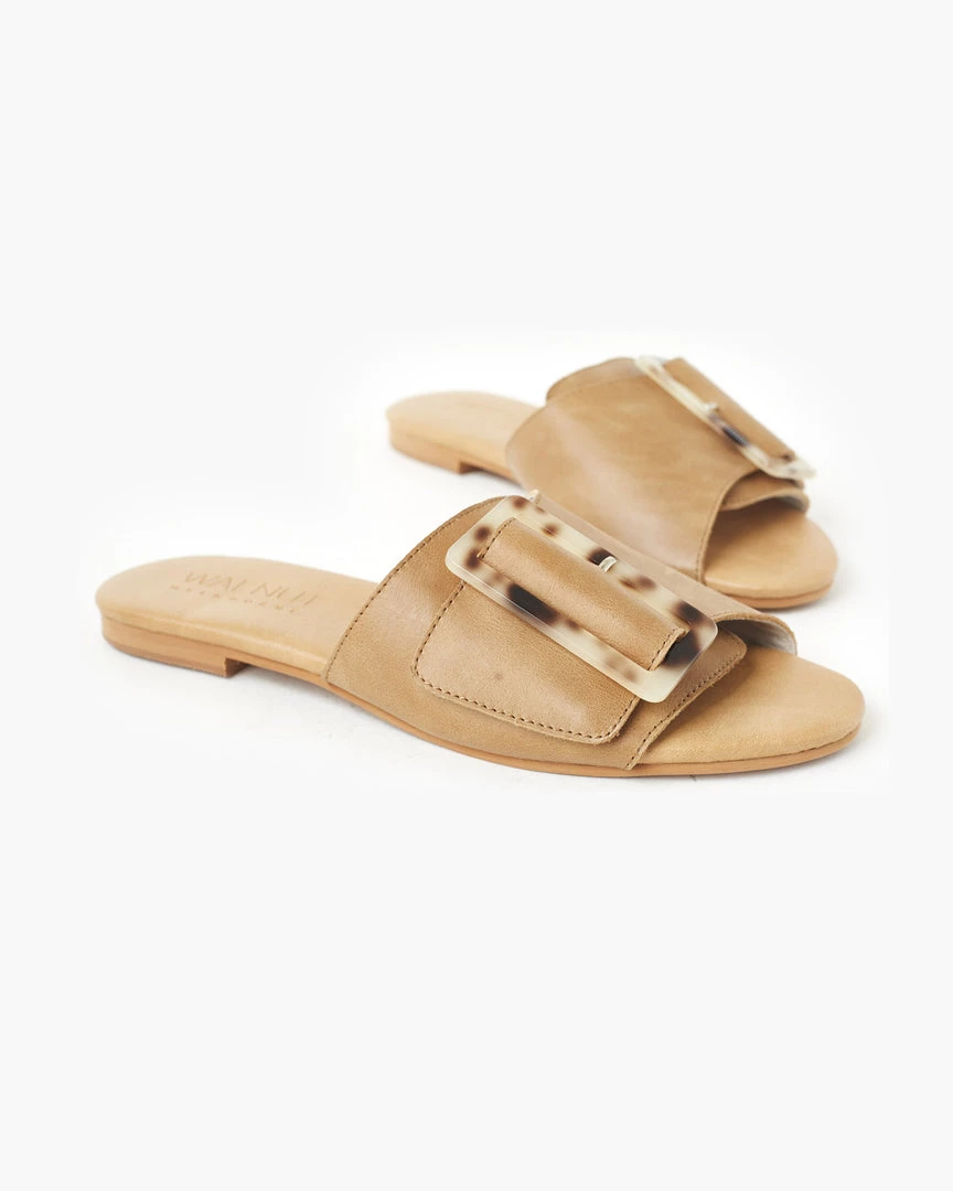 Grandco Boho Accessories SALE - Walnut - Venus Leather Slide - Tan 6 Grandco Boho Accessories SALE - Walnut - Venus Leather Slide - Tan