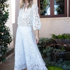 Zoe Kratzmann - Achelon Skirt - Porcelain Lace