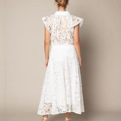 Zoe Kratzmann - Poise Top - Porcelain Lace