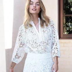 Zoe Kratzmann - Achelon Skirt - Porcelain Lace