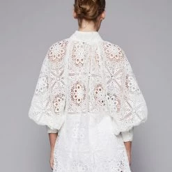 Zoe Kratzmann - Plunge Top - Porcelain