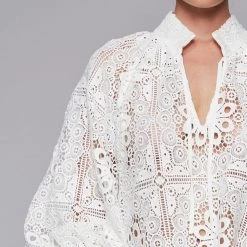 Zoe Kratzmann - Plunge Top - Porcelain