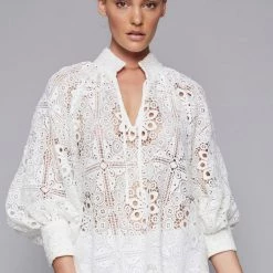 Zoe Kratzmann - Plunge Top - Porcelain