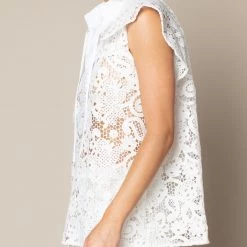 Zoe Kratzmann - Poise Top - Porcelain Lace
