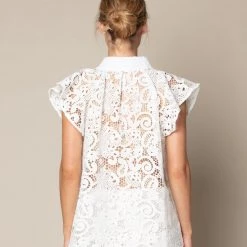 Zoe Kratzmann - Poise Top - Porcelain Lace