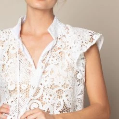 Zoe Kratzmann - Poise Top - Porcelain Lace