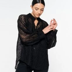 Zoe Kratzmann - Whisk Top - Black Lace